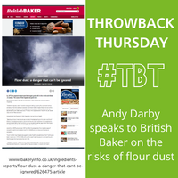 Throwback Thursday #TBT: Dustcheck Product Manager speaks to British Baker on the dangers of flour dust